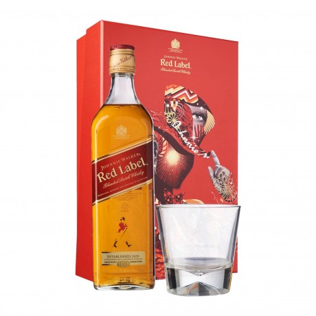 Johnnie Walker Red Label 6本セット Johnnie Walker Red Label Gift Set with 1 Glass